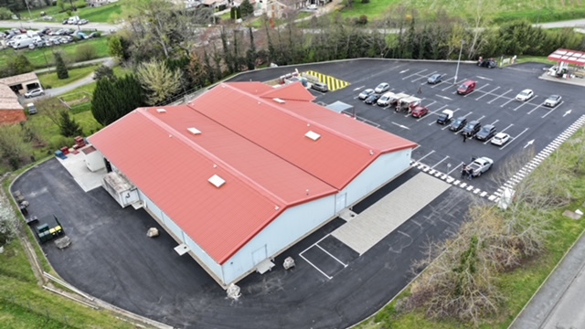 Restructuration parking supermarché